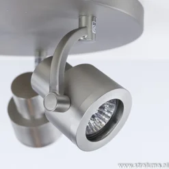 Straluma Verstelbare stalen opbouwspot 3-lichts><noscript><img width=