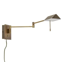 Straluma Verstelbare wandlamp brons inclusief LED dim to warm><noscript><img width=