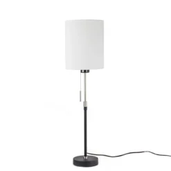 Straluma Verstelbare zwarte tafellamp met kap> Schemerlampen|Woonkamerlampen