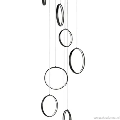 Straluma Vide hanglamp 8-L ringen zwart><noscript><img width=