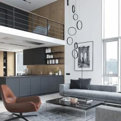 Straluma Vide hanglamp 8-L ringen zwart><noscript><img width=