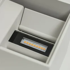 Straluma Vierkante buitenlamp wand wit IP54><noscript><img width=