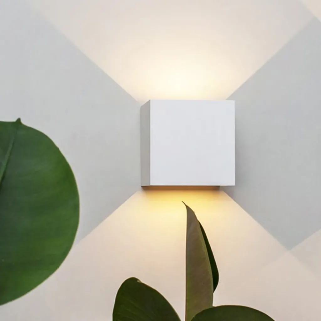 Straluma Vierkante buitenlamp wand wit IP54> Wandlampen|Buitenlampen