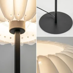 Straluma Vloerlamp Arena zwart/kap wit><noscript><img width=