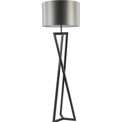 Straluma Vloerlamp Atrani zwart EXCL. KAP> Vloerlampen|Lampenvoeten