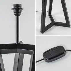 Straluma Vloerlamp Atrani zwart excl. kap><noscript><img width=