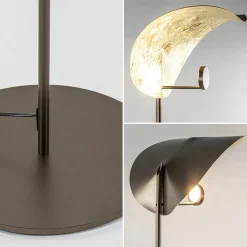 Straluma Vloerlamp Chapeau coffee/goldleaf><noscript><img width=