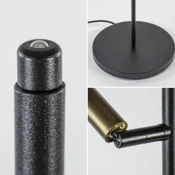 Straluma Vloerlamp Flute 2L zwart/brons 2xpushdim dtw><noscript><img width=