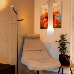 Straluma Vloerlamp Flute 2L zwart/brons 2xpushdim dtw><noscript><img width=