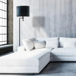 Straluma Vloerlamp Havana + leesspot zwart z/kap><noscript><img width=