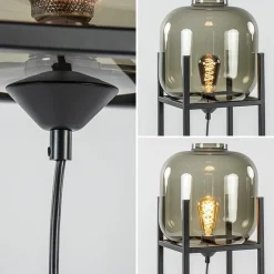 Straluma Vloerlamp Lett frame zwart/smoke glas><noscript><img width=