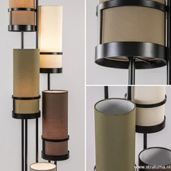 Straluma Vloerlamp Sixt 6l multicolor bruin><noscript><img width=