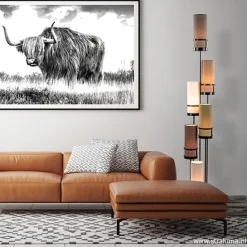 Straluma Vloerlamp Sixt 6l multicolor bruin><noscript><img width=