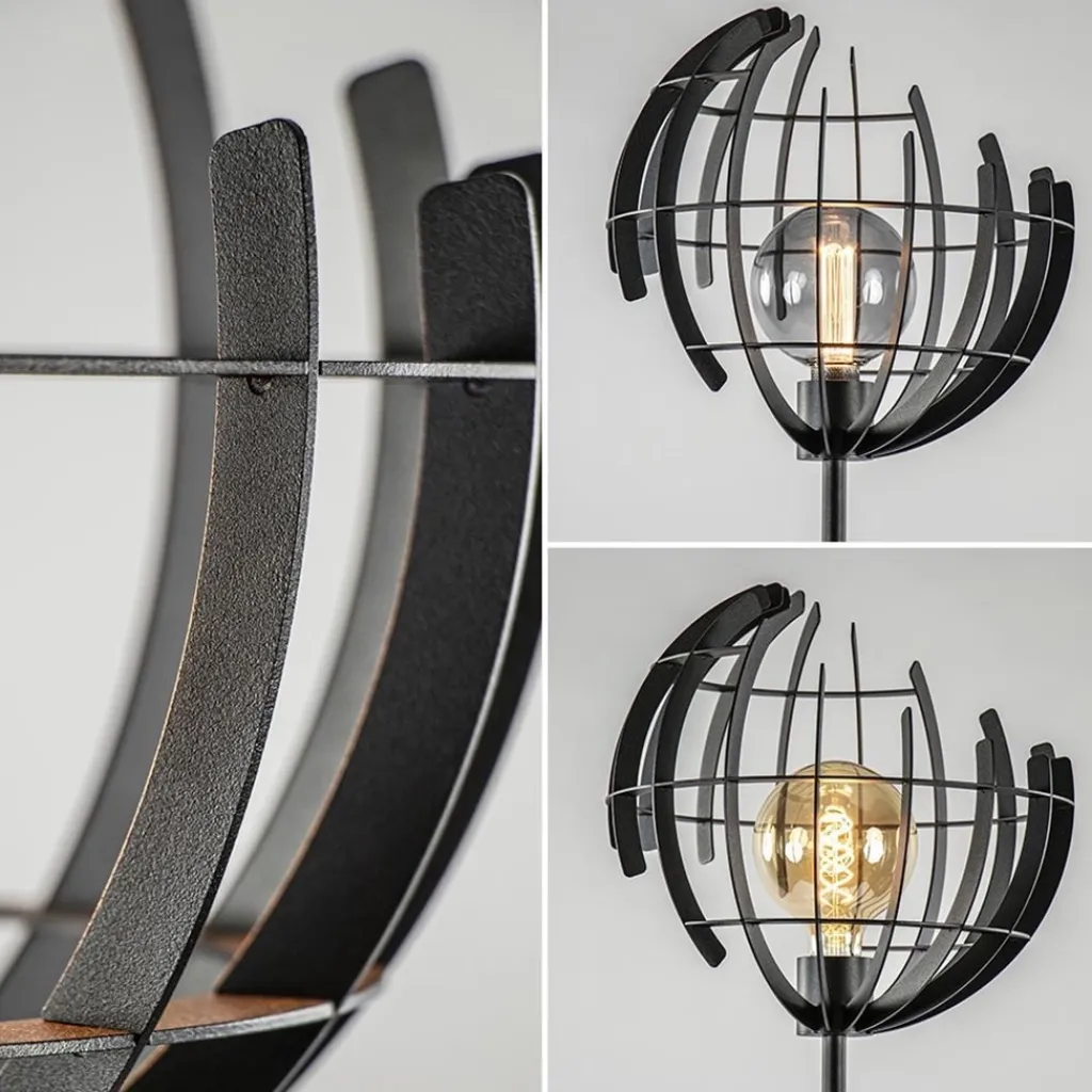 Straluma Vloerlamp Terra 175 cm zwart> Vloerlampen|Industriële Verlichting