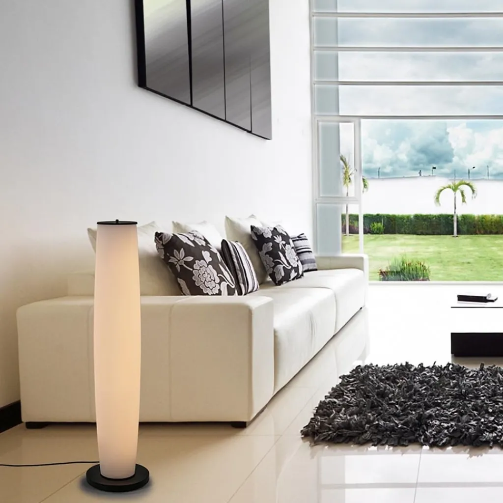 Straluma Vloerlamp Terra zwart pushdim dtw> Vloerlampen|LED Vloerlampen