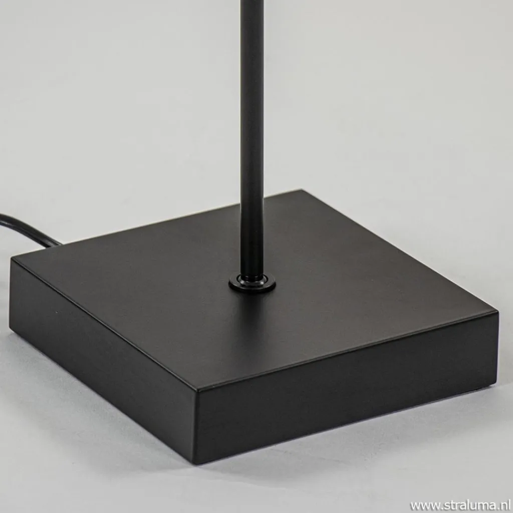 Straluma Vloerlamp Think pin zwart met pushdimmer> Vloerlampen|Woonkamerlampen