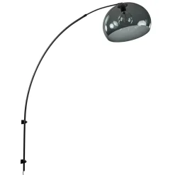 Straluma Wandlamp boog met smoke plexibol kap> Booglampen|Woonkamerlampen