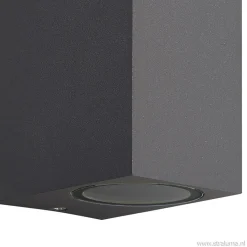 Straluma Wandlamp buiten antraciet up+down IP54> Keukenverlichting|Badkamerverlichting