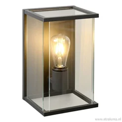Straluma Wandlamp buiten antraciet/glas IP54> Buitenlampen|Woonkamerlampen