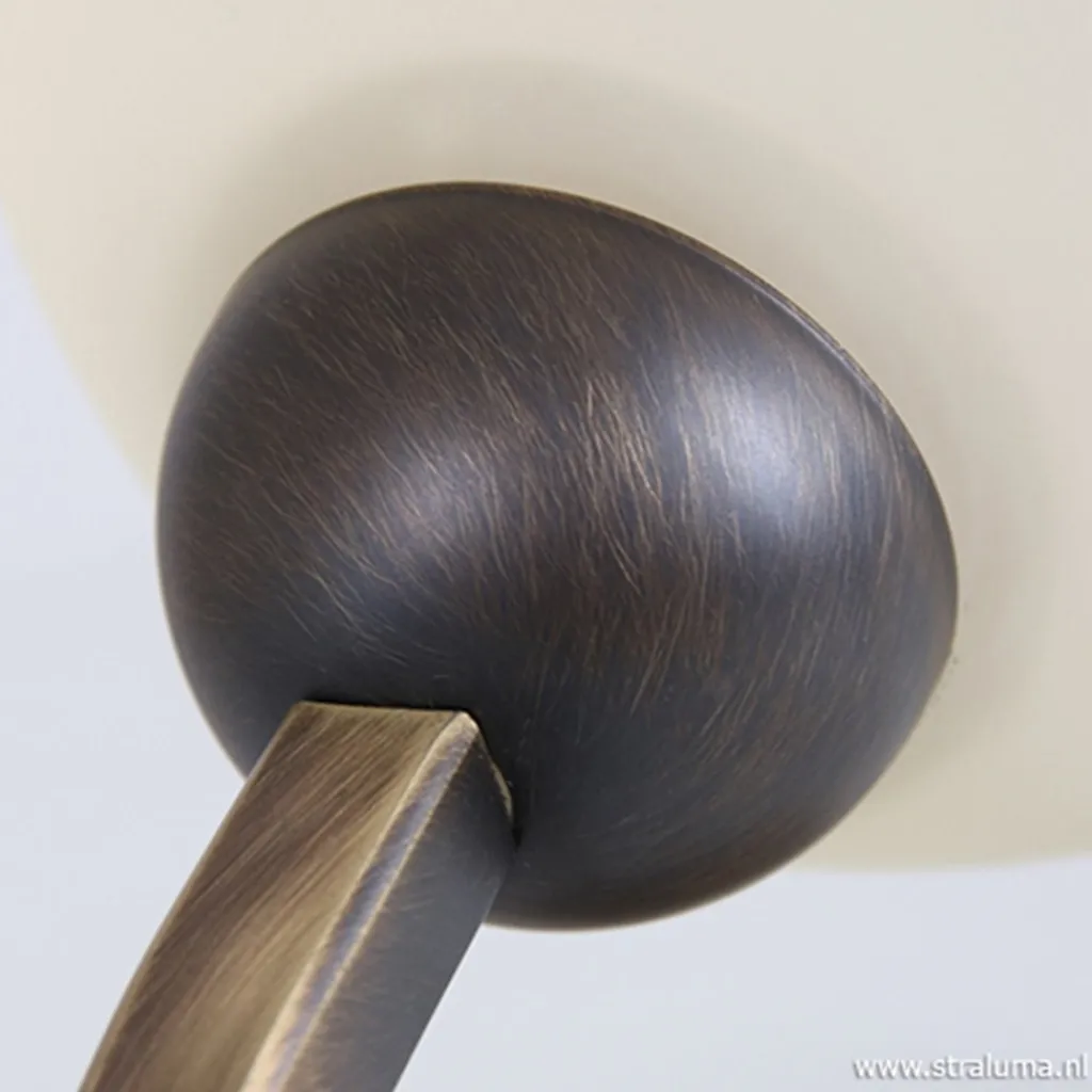 Straluma Wandlamp Capri brons/Glas> Bedlampjes|Woonkamerlampen