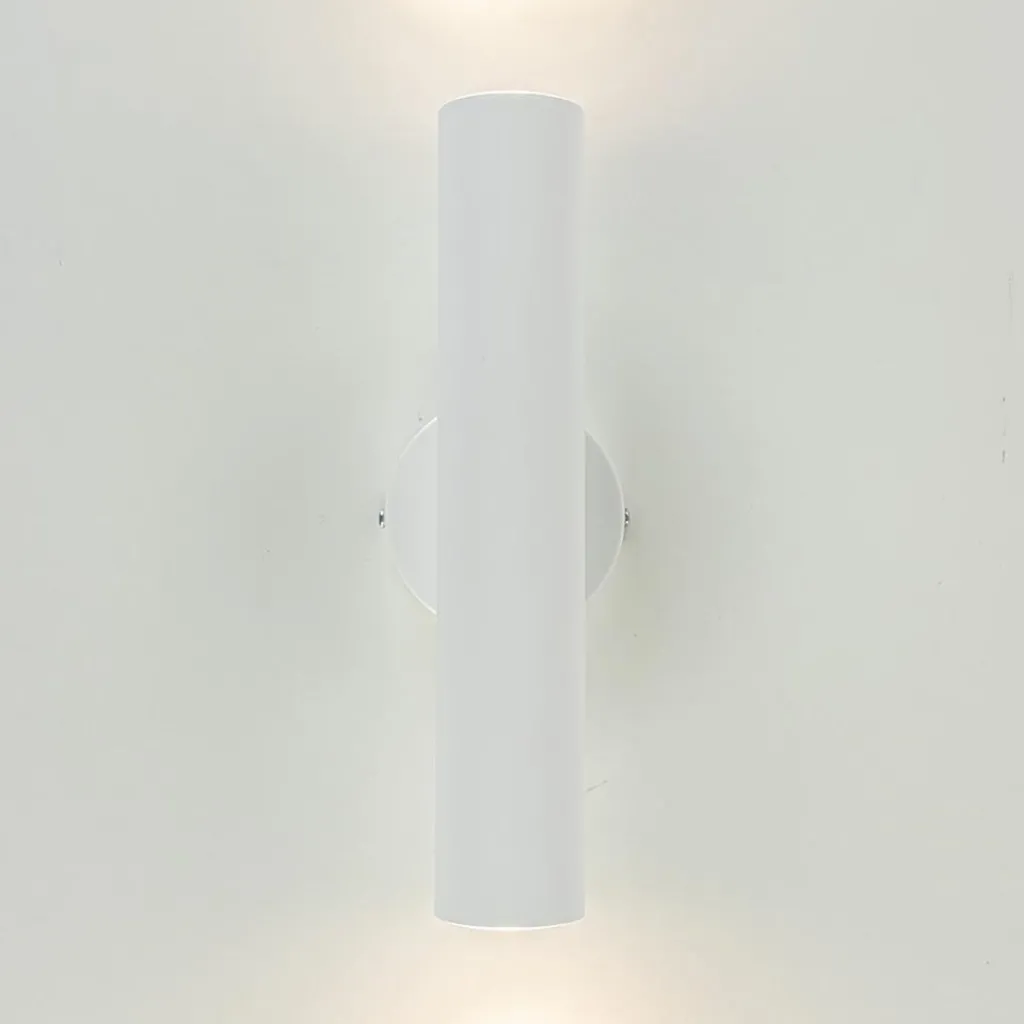 Straluma Wandlamp cilinder wit up+down GU10> Wandlampen|Scandinavische Verlichting