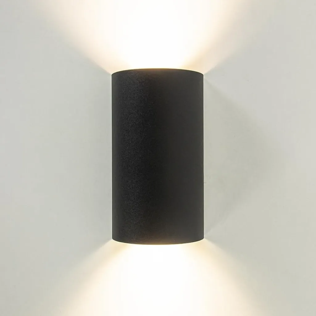 Straluma Wandlamp Hera afgerond zwart> Woonkamerlampen|Slaapkamerlampen