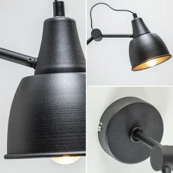Straluma Wandlamp industrieel verstelbare arm zwart><noscript><img width=