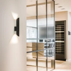 Straluma Wandlamp koker smal up+down zwart><noscript><img width=