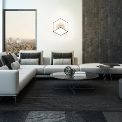 Straluma Wandlamp Kubick XL zwart 3000K><noscript><img width=