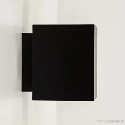 Straluma Wandlamp kubus zwart/goud> Bedlampjes|Slaapkamerlampen
