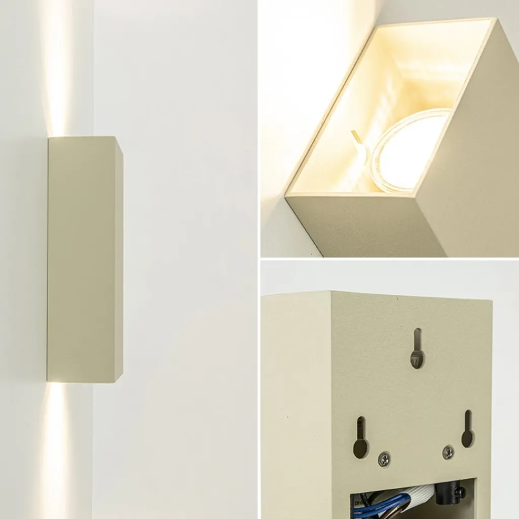 Straluma Wandlamp sandy up+down GU10> Wandlampen|Retro Verlichting