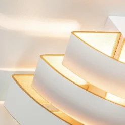 Straluma Wandlamp Scudo klein wit/goud><noscript><img width=