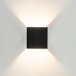 Straluma Wandlamp Stretto kubus zwart/goud><noscript><img width=