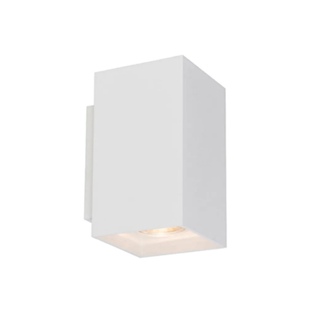 Straluma Wandlamp wit rechthoek up+down gu10> Bedlampjes|Decoratieve Verlichting