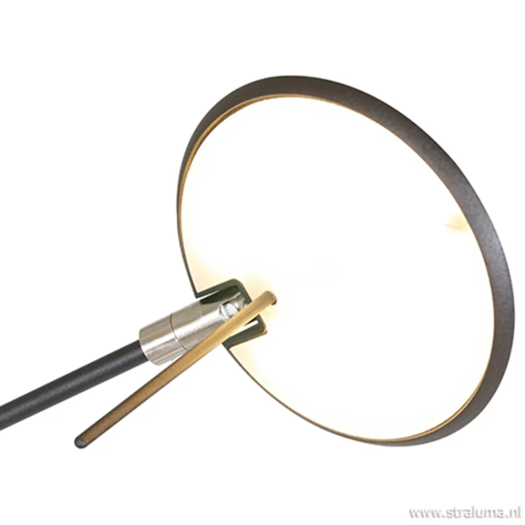 Straluma Wandlamp Zodiac zwart incl. dimmer cct> Wandlampen|Leeslampen