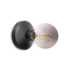 Straluma Wandlamp zwart met smoke dimbaar/oplaadbaar> Wandlampen|Keukenverlichting