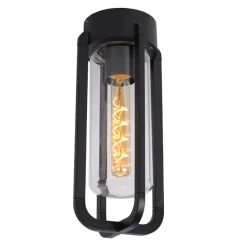 Straluma Zwarte buitenlamp plafond IP44> Plafondlampen|Buitenlampen