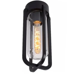 Straluma Zwarte buitenlamp plafond IP44><noscript><img width=