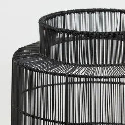 Straluma Zwarte draad tafellamp met brons><noscript><img width=