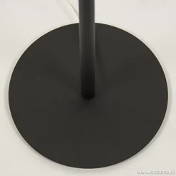 Straluma Zwarte krul vloerlamp LED dimbaar><noscript><img width=