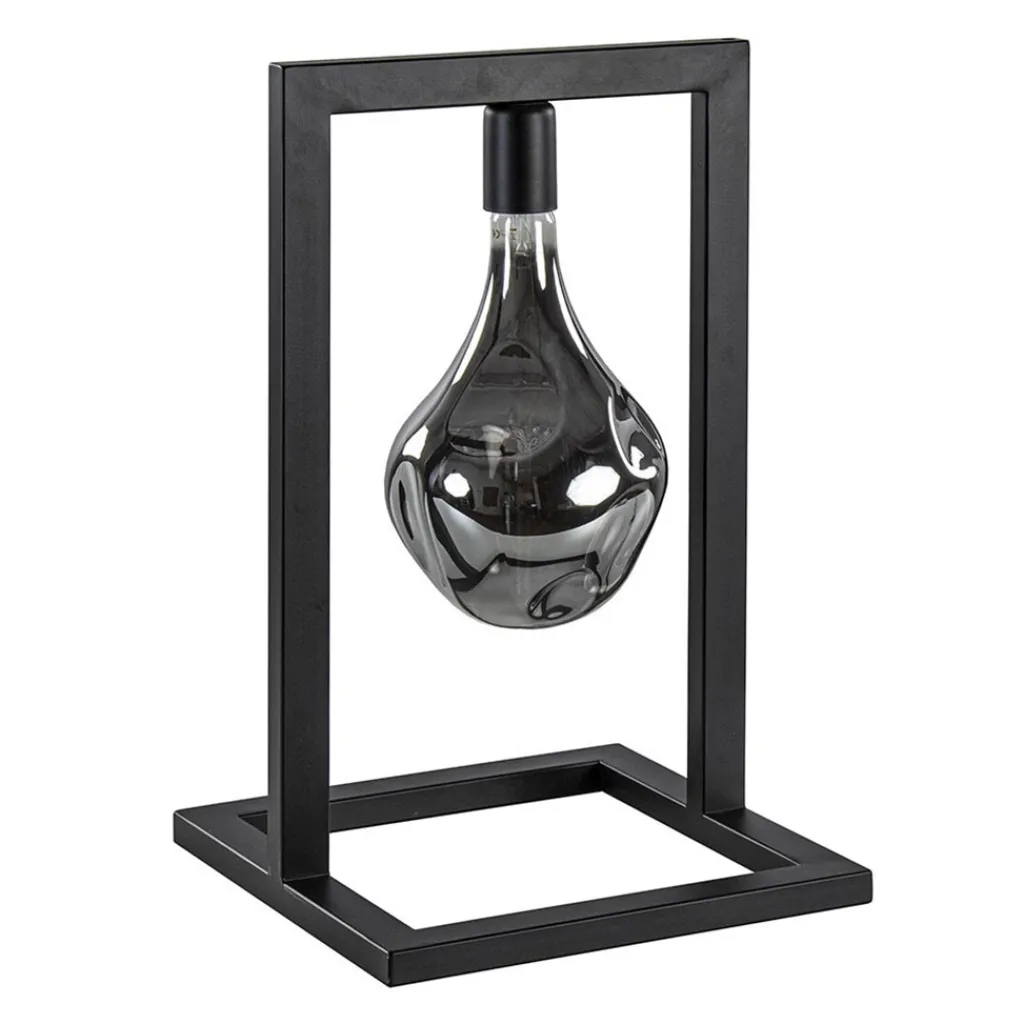 Straluma Zwarte tafellamp frame excl. lichtbron> Woonkamerlampen|Halverlichting