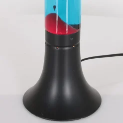 Straluma Zwarte tafellamp lava blauw met rood> Decoratieve Verlichting|Tienerkamerlampen