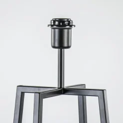Straluma Zwarte vloerlamp modern frame excl. kap><noscript><img width=